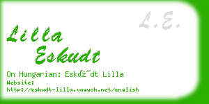 lilla eskudt business card